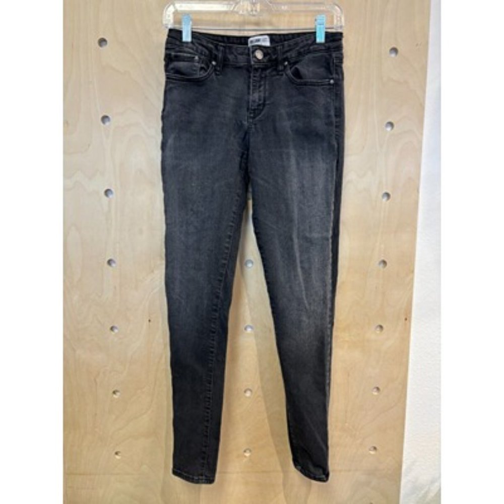 William Rast Black Mid Rise Dark Wash Classic Denim Prefect Skinny Jeans Size 28